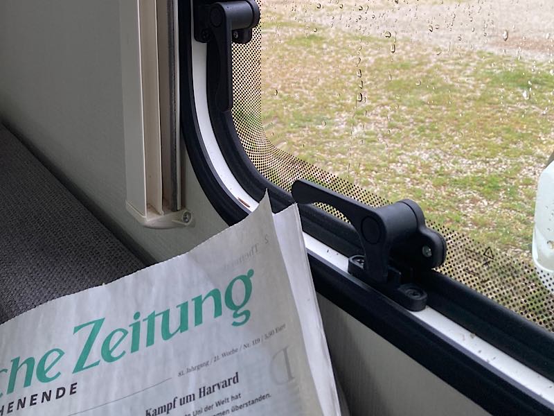 Innen im Wohnwagen