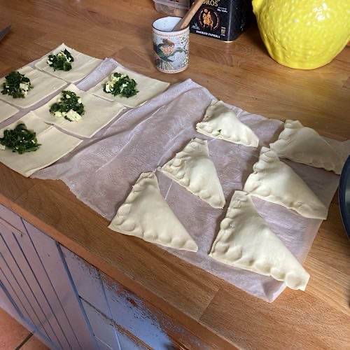 Teigtäschchen backen